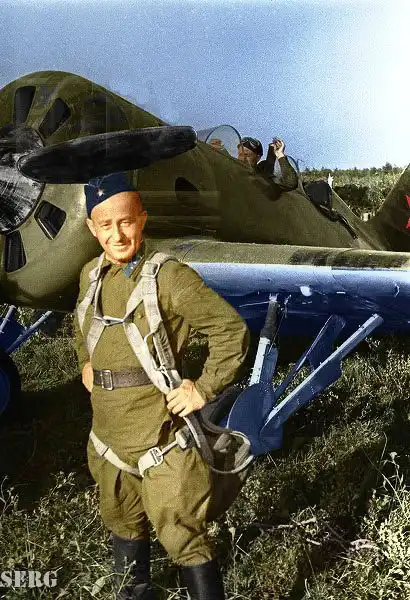 Цветные фотографии советских солдат во Второй Мировой