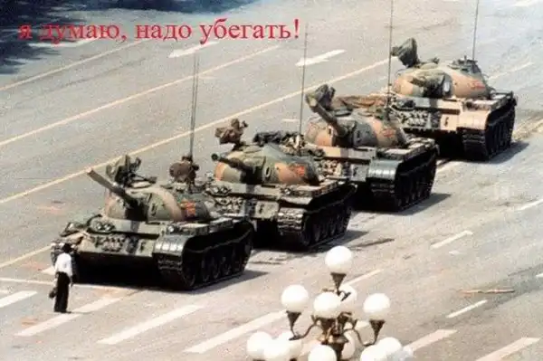 Смешные фотографии в стиле: "Я думаю, надо убегать!"