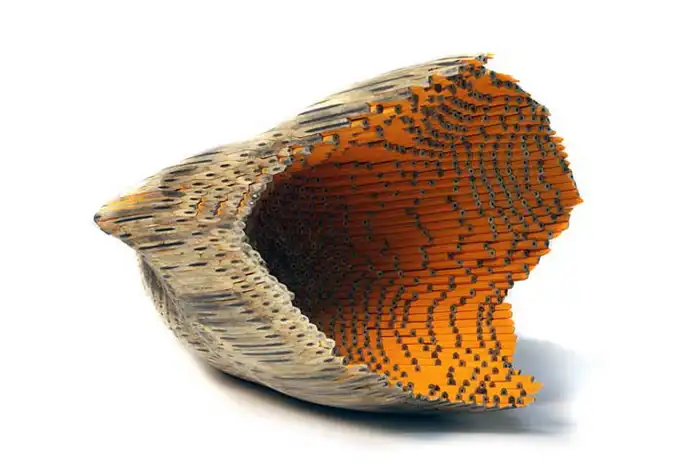 Скульптуры из карандашей Lionel Bawden Скульптуры из карандашей Lionel Bawden