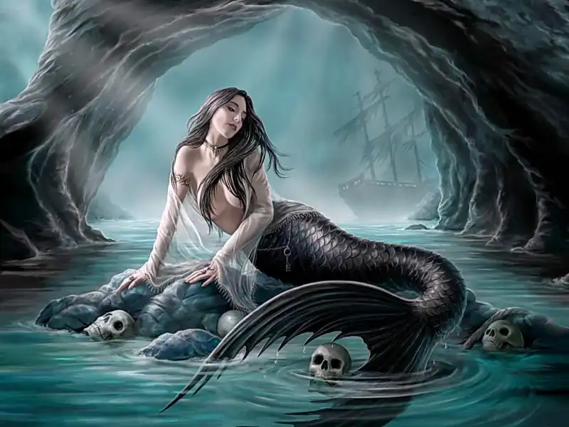 Рисованные девушки в стиле FANTASY