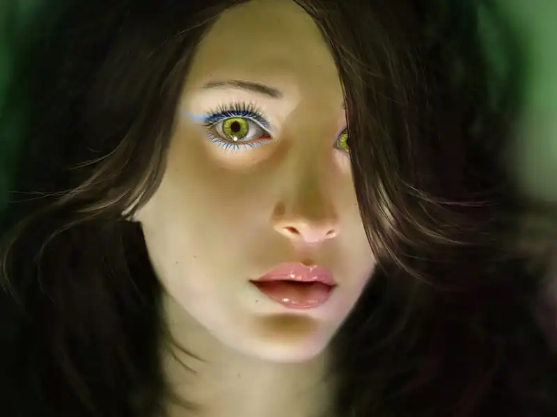 Рисованные девушки в стиле FANTASY