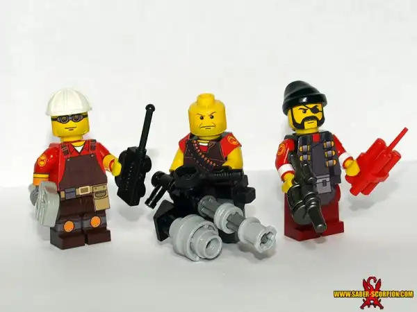 Подборка работ из LEGO в стиле различных игровых вселенных (часть 2).
