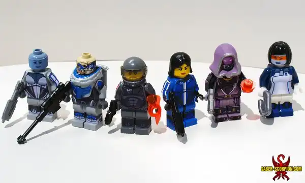 Подборка работ из LEGO в стиле различных игровых вселенных (часть 2).