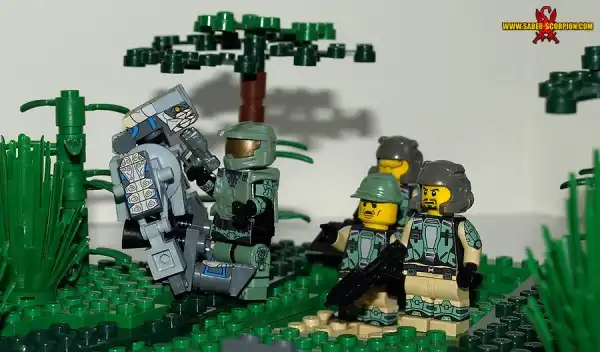 Подборка работ из LEGO в стиле различных игровых вселенных (часть 2).