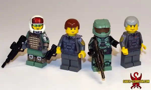 Подборка работ из LEGO в стиле различных игровых вселенных (часть 2).