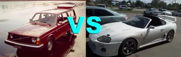 Volvo 245 c движком от Toyota Supra