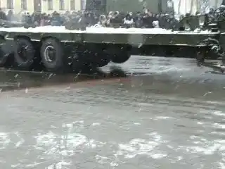 23.02.2013 уронили танк в Гродно