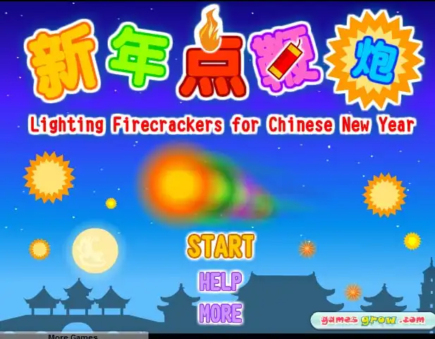 Lighting Firecrackers For Chinese New Year