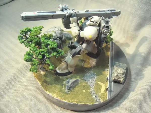 Сборные модели роботов Gundam .Часть 5.Diorama