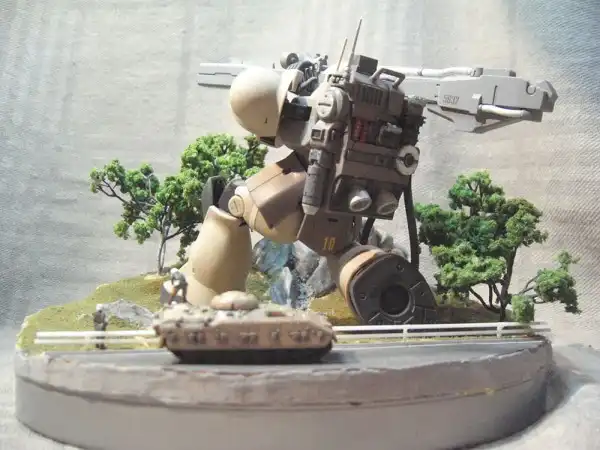 Сборные модели роботов Gundam .Часть 5.Diorama