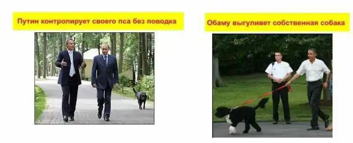 Американцы сравнивают Путина и Обаму Американцы сравнивают Путина и Обаму