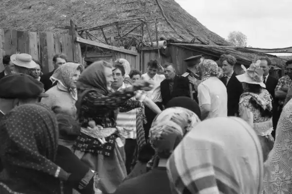 Сельская свадьба в Рязанской области. 1964 г