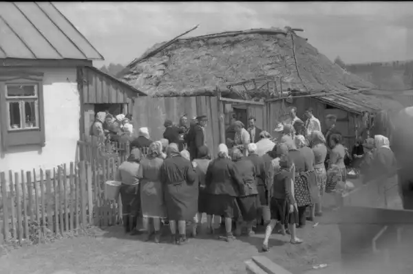 Сельская свадьба в Рязанской области. 1964 г
