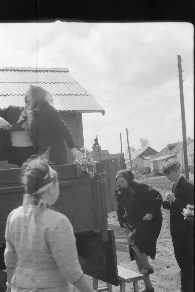 Сельская свадьба в Рязанской области. 1964 г