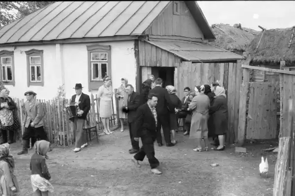 Сельская свадьба в Рязанской области. 1964 г