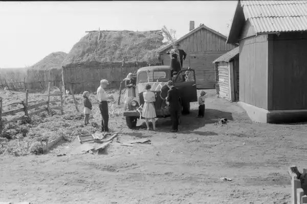 Сельская свадьба в Рязанской области. 1964 г