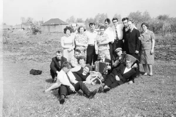 Сельская свадьба в Рязанской области. 1964 г