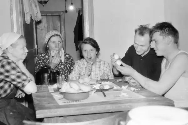 Сельская свадьба в Рязанской области. 1964 г