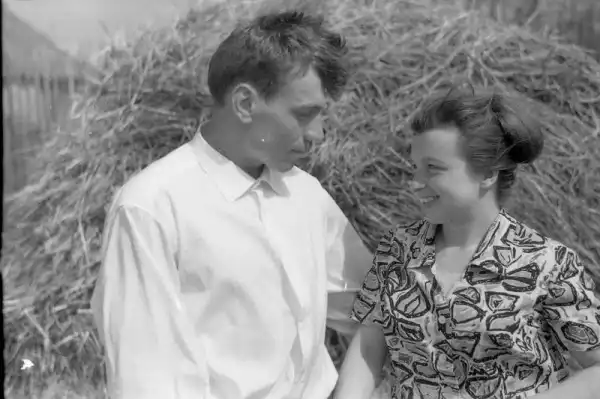 Сельская свадьба в Рязанской области. 1964 г