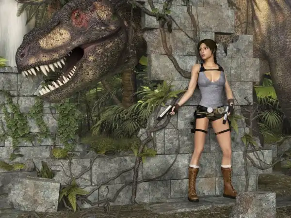 Lara Croft Фото 2D 3D арт