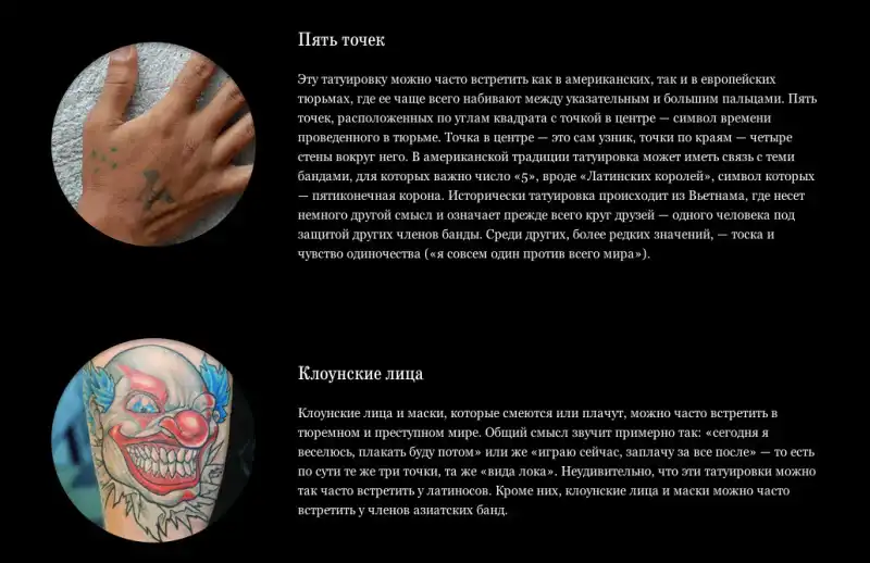 Гид по культуре американских тюремных тату Гид по культуре американских тюремных тату