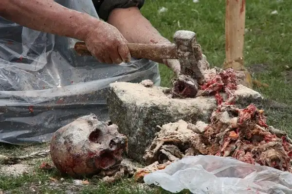 Небесное погребение в Тибете