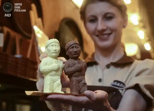 Во Львове выпустили шоколадного Путина