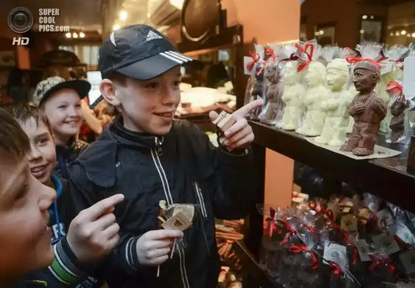 Во Львове выпустили шоколадного Путина