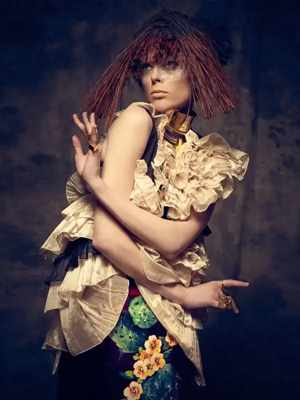 Коко Роша (Coco Rocha) в фотосессии для журнала «Harper’s Bazaar»