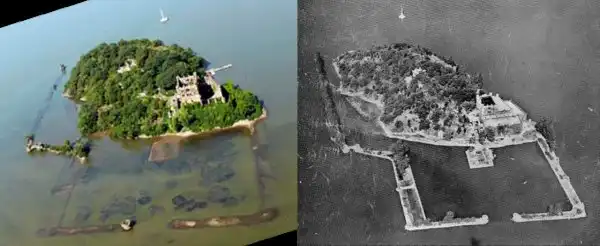 Руины замка в Нью-Йорке (Bannerman Castle)