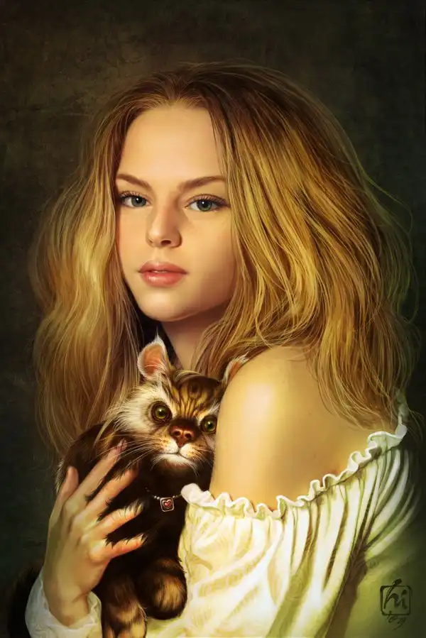 НАРИСОВАННАЯ КРАСОТИЩА #107...