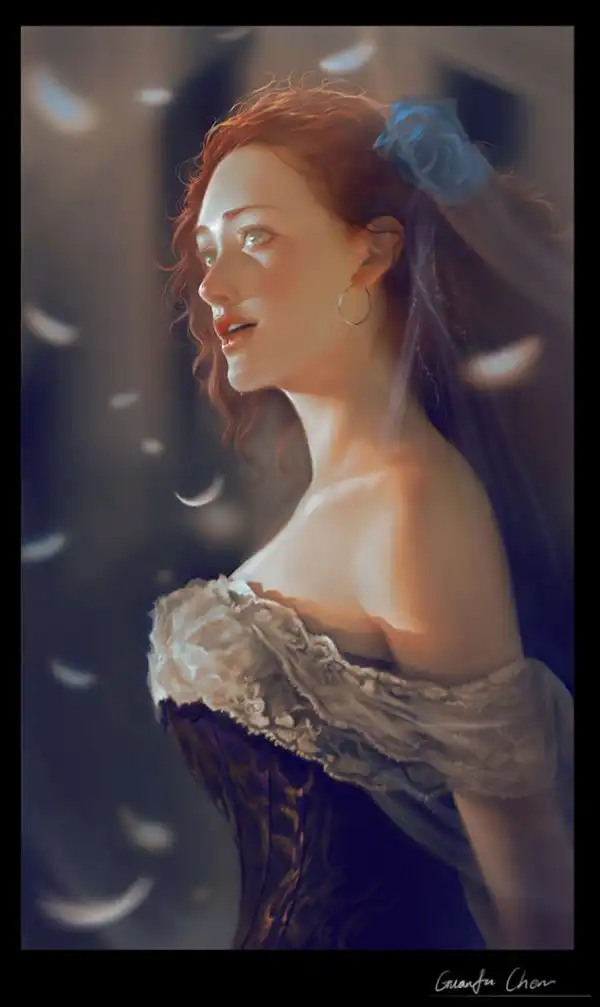 НАРИСОВАННАЯ КРАСОТИЩА #108...