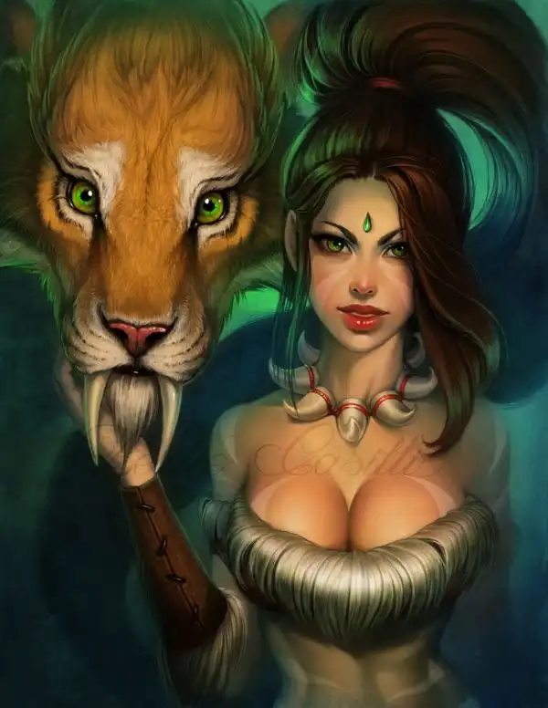 НАРИСОВАННАЯ КРАСОТИЩА #115...