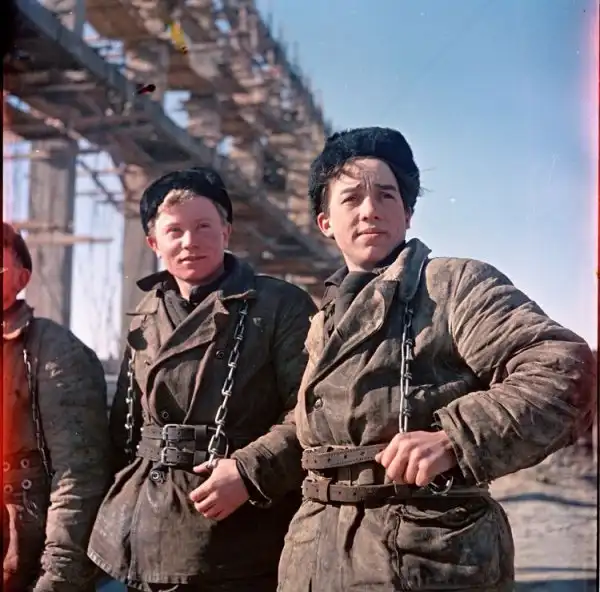 Цветные фото 50-х годов из СССР