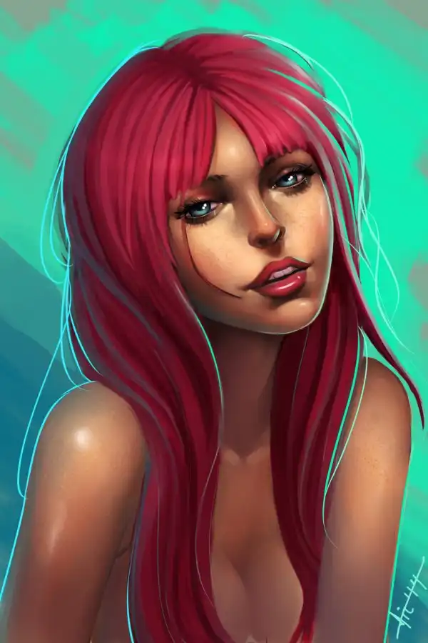 НАРИСОВАННАЯ КРАСОТИЩА #127...