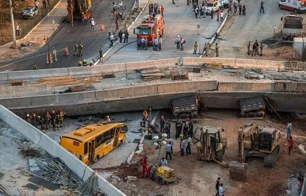 В Бразилии рухнула построенная к ЧМ-2014 эстакада