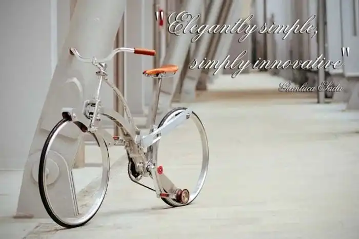 Прототип складного велосипеда будущего