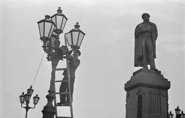 Утро Москвы пятидесятые годы