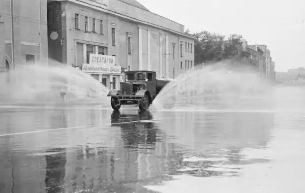 Утро Москвы пятидесятые годы