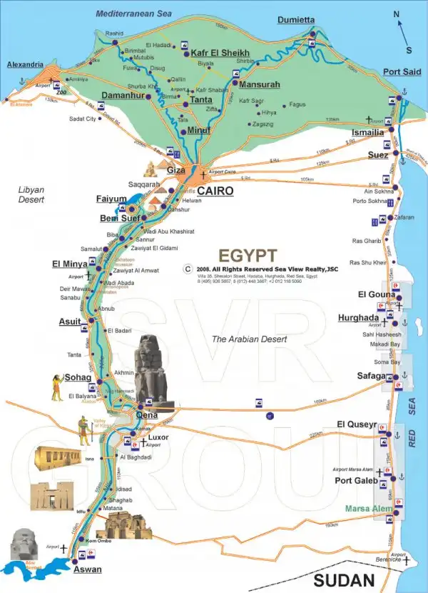 Храмы Рамзеса II Абу-Симбел (Abu Simbel)