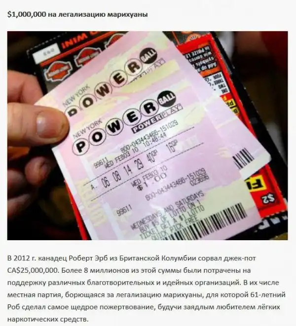 Самые необычные способы потратить лотерейный джекпот