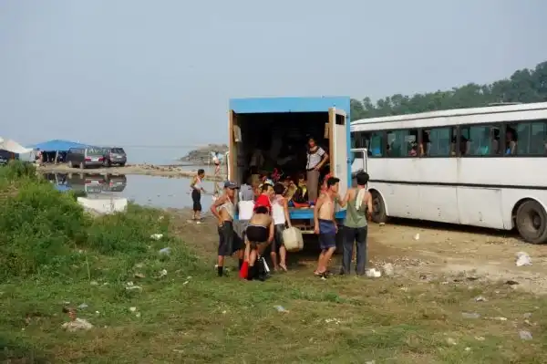 На пляжах Северной Кореи