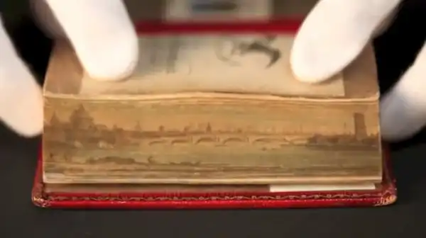Скрытые иллюстрации на обрезах старинных книг