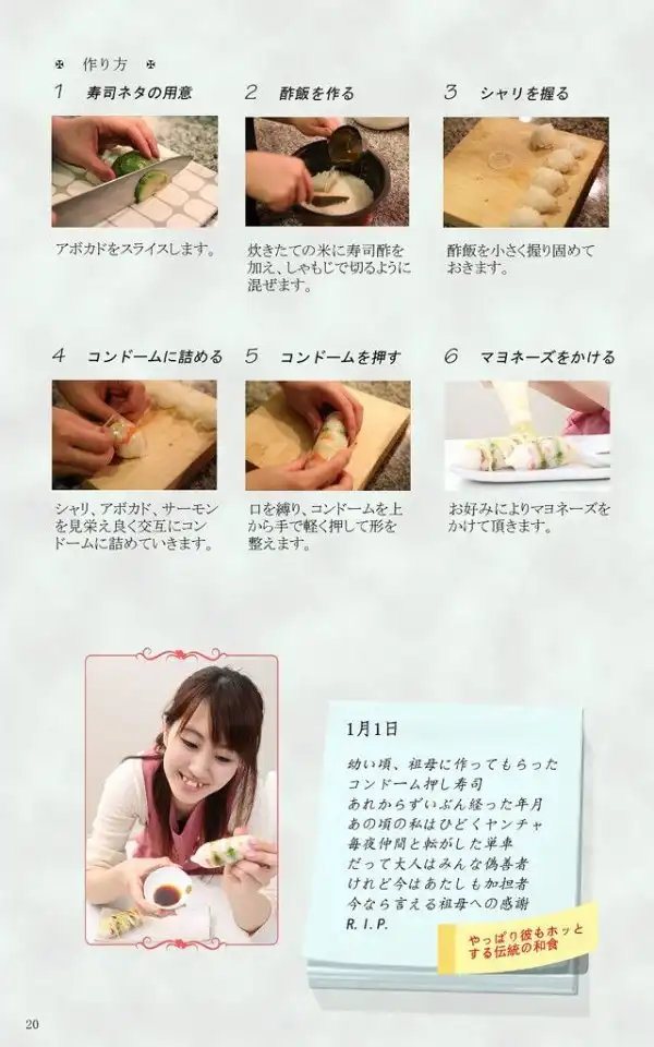 Советы по использованию презерватива на кухне от японских кулинаров