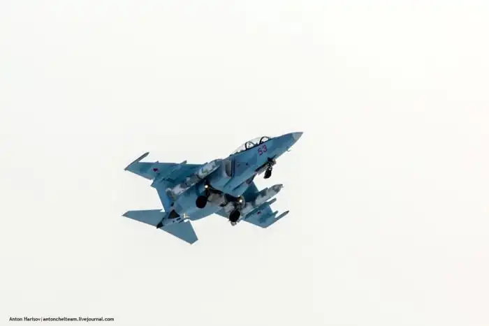 Свежие снимки Як-130