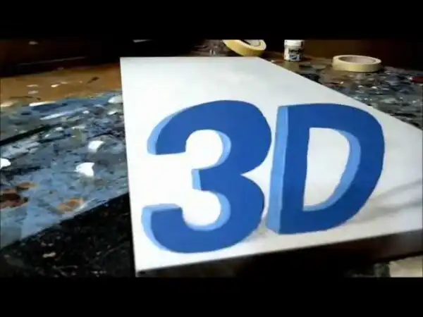 Как рисовать 3D - Оптическая иллюзия