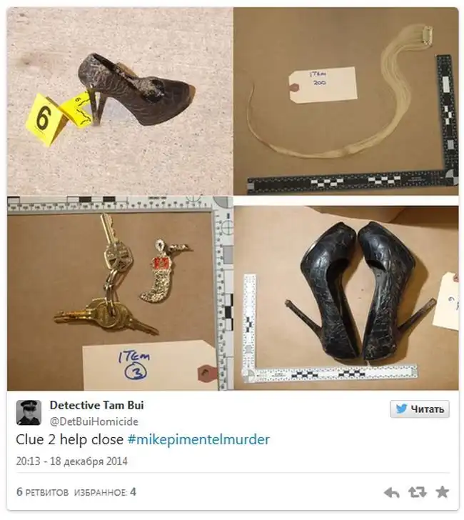 Пользователи Твиттера помогают детективу в расследовании преступлений