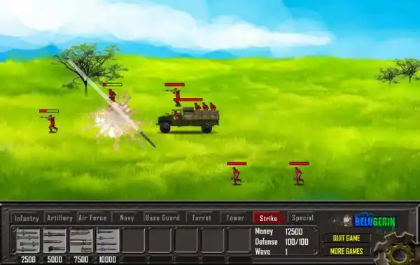 Battle Gear Missile Attack