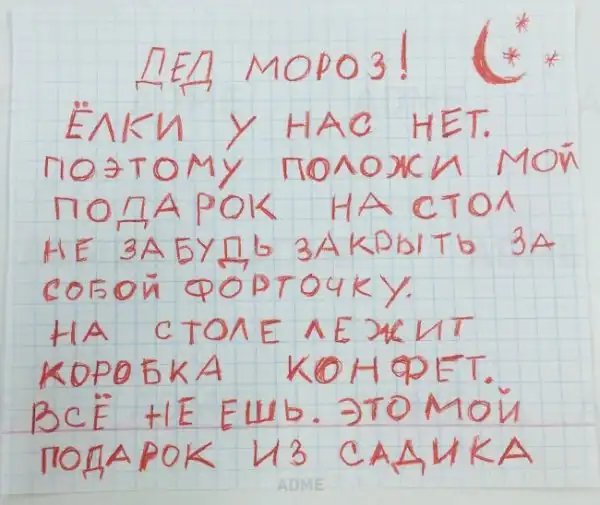 20 писем Деду Морозу от самых послушных детей