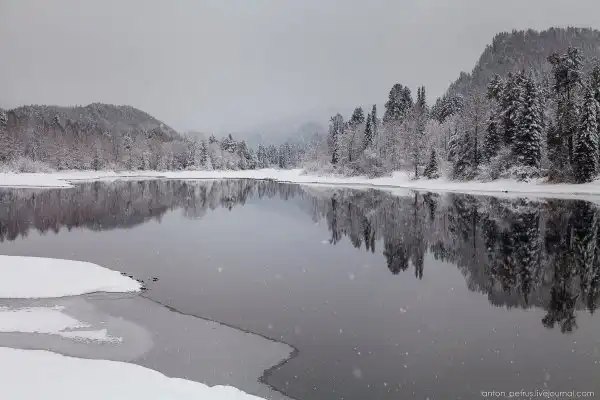 алтайская зима.